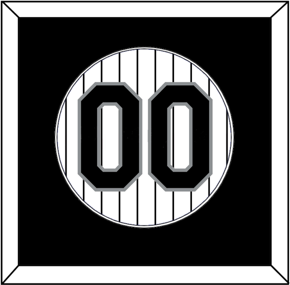 Colorado Number - Home White Pinstripes - Single Mat 2