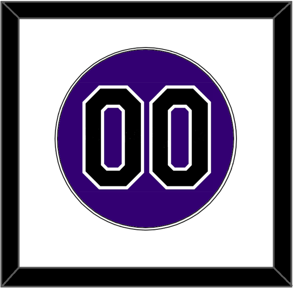 Colorado Number - Alternate Purple - Single Mat 1