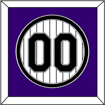 Colorado Number - Home White Pinstripes - Signature Tier 2