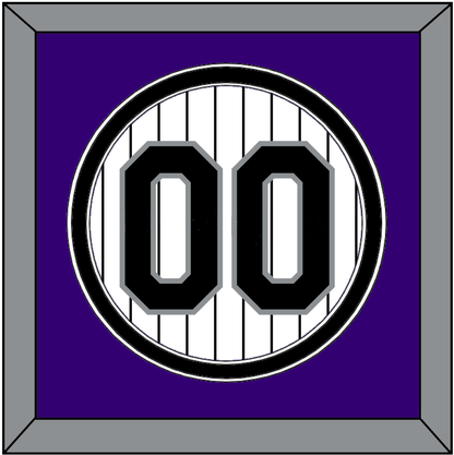 Colorado Number - Home White Pinstripes - Signature Tier 2