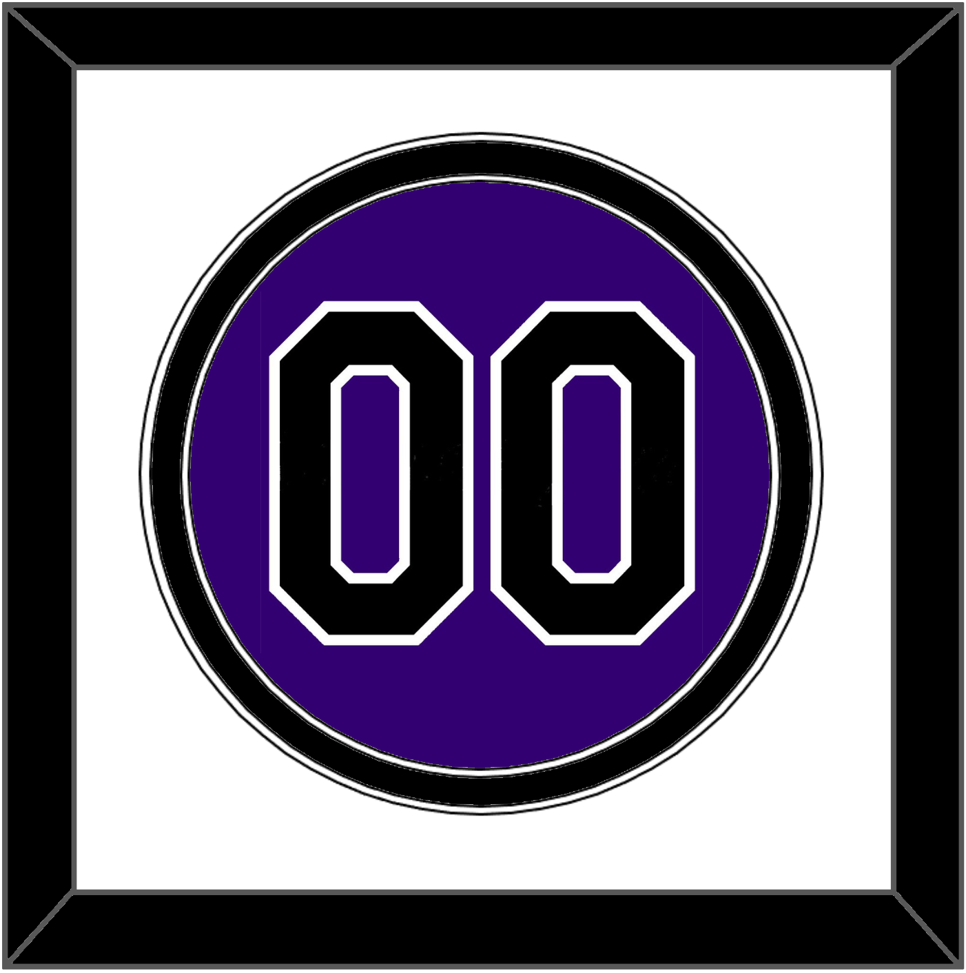Colorado Number - Alternate Purple - Signature Tier 1