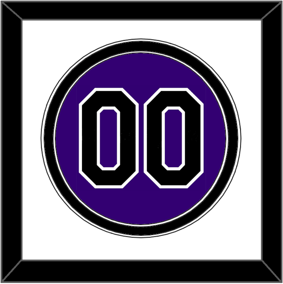 Colorado Number - Alternate Purple - Double Mat 1