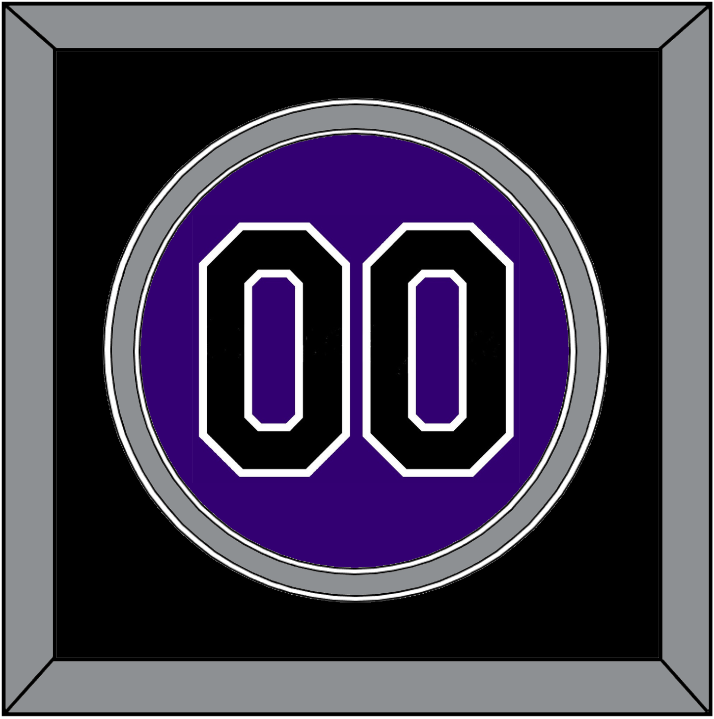 Colorado Number - Alternate Purple - Signature Tier 2