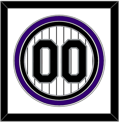 Colorado Number - Home White Pinstripes - Premier Tier 1