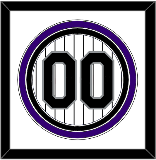 Colorado Number - Home White Pinstripes - Premier Tier 1