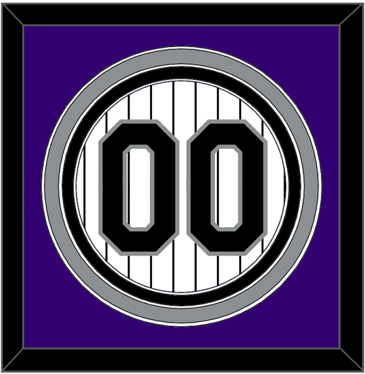 Colorado Number - Home White Pinstripes - Premier Tier 2