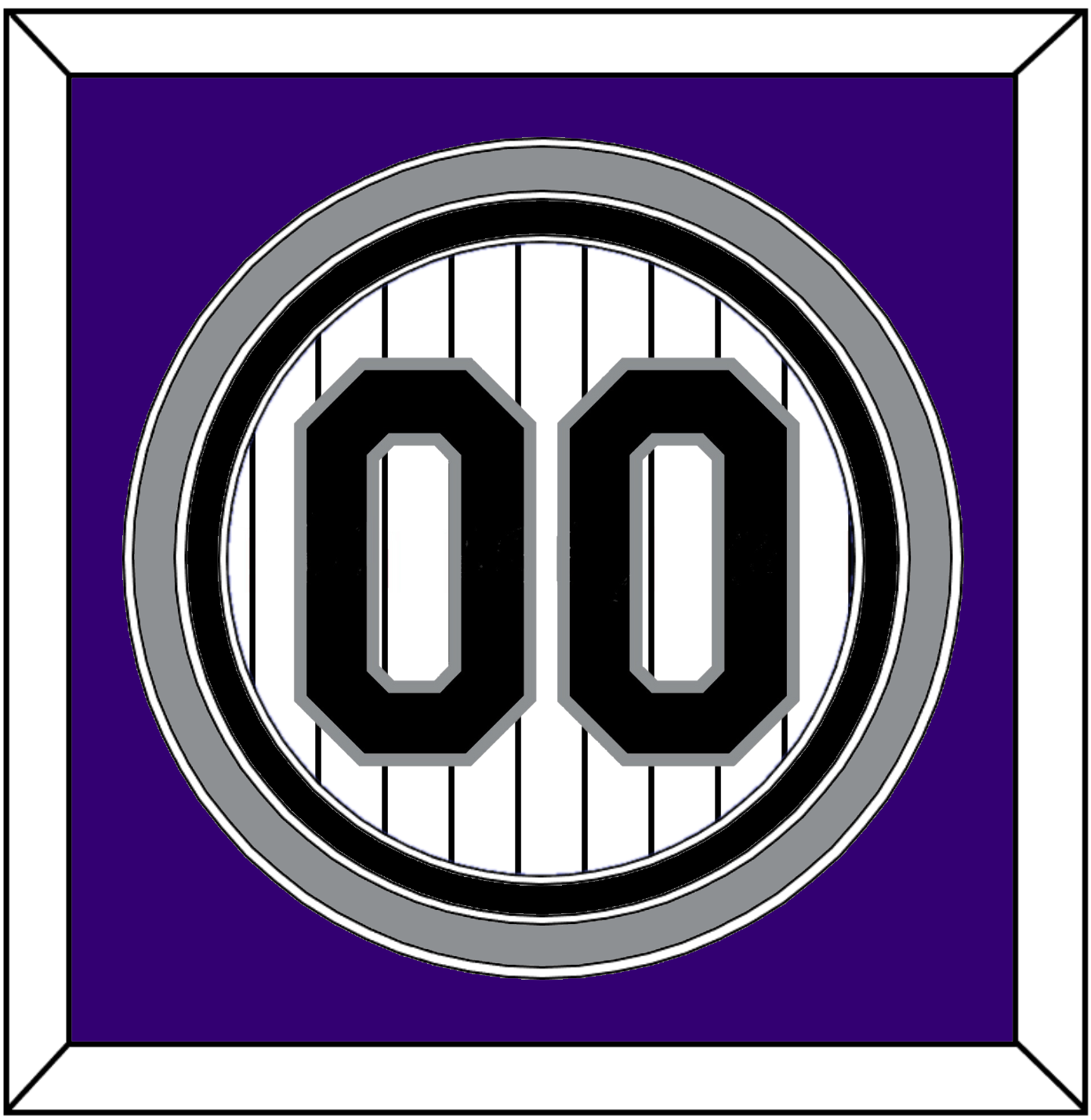 Colorado Number - Home White Pinstripes - Premier Tier 2