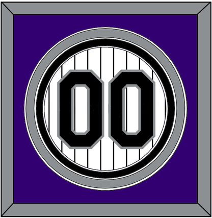 Colorado Number - Home White Pinstripes - Premier Tier 2
