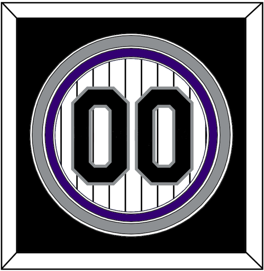 Colorado Number - Home White Pinstripes - Premier Tier 3