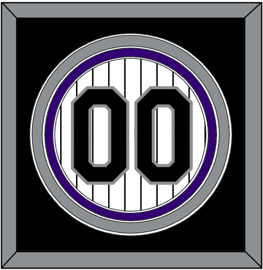 Colorado Number - Home White Pinstripes - Premier Tier 3