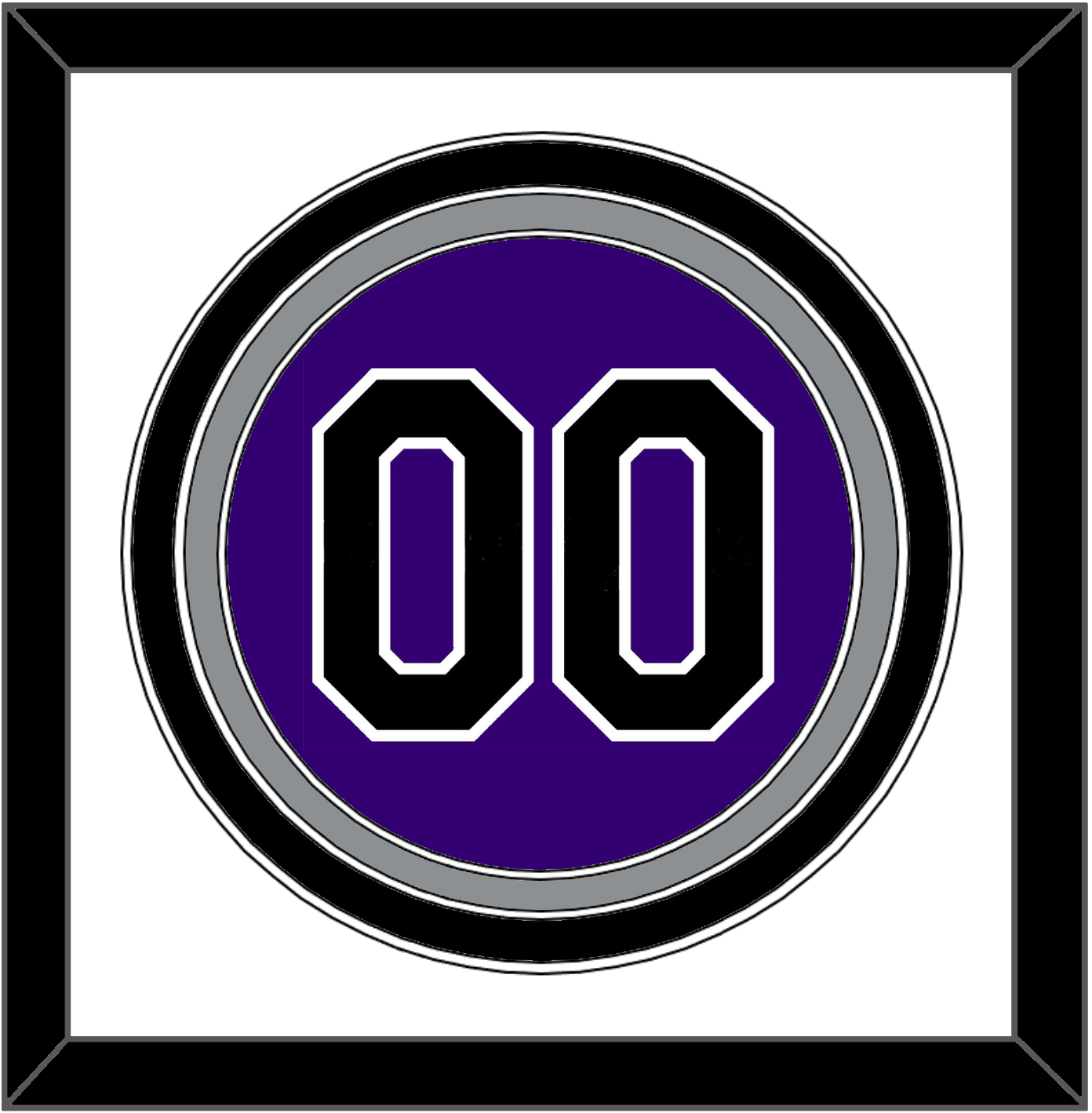 Colorado Number - Alternate Purple - Premier Tier 1