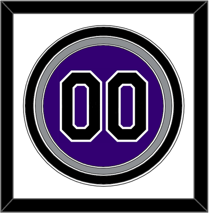 Colorado Number - Alternate Purple - Premier Tier 1