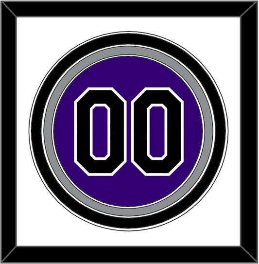 Colorado Number - Alternate Purple - Premier Tier 1