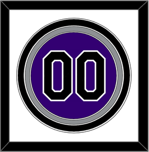 Colorado Number - Alternate Purple - Triple Mat 1