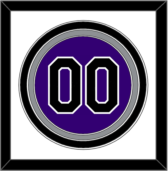 Colorado Number - Alternate Purple - Triple Mat 1