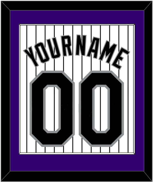 Colorado Name & Number - Home White Pinstripes - Essential Tier 1
