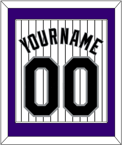 Colorado Name & Number - Home White Pinstripes - Essential Tier 1