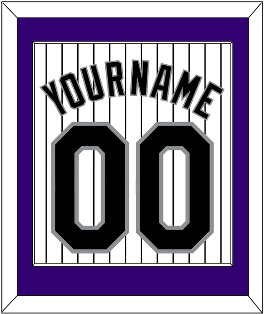 Colorado Name & Number - Home White Pinstripes - Essential Tier 1