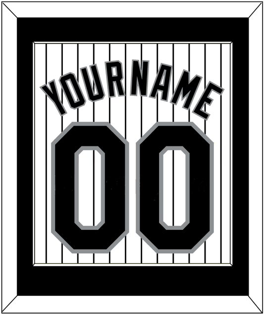 Colorado Name & Number - Home White Pinstripes - Essential Tier 2