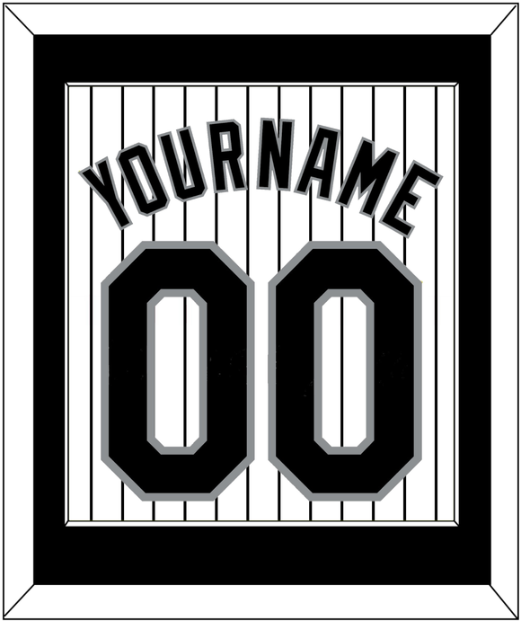 Colorado Name & Number - Home White Pinstripes - Single Mat 2