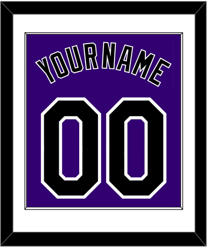 Colorado Name & Number - Alternate Purple - Essential Tier 1