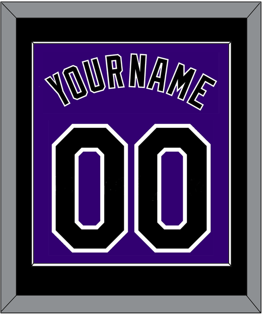 Colorado Name & Number - Alternate Purple - Essential Tier 2
