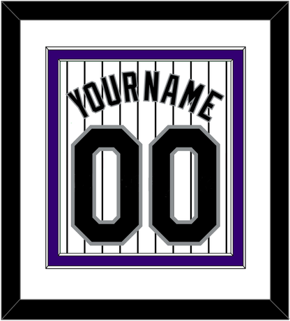 Colorado Name & Number - Home White Pinstripes - Signature Tier 1