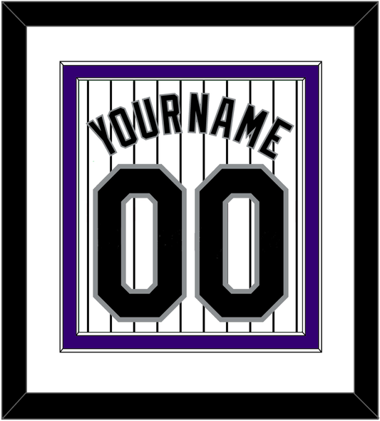 Colorado Name & Number - Home White Pinstripes - Signature Tier 1