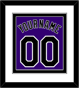 Colorado Name & Number - Alternate Purple - Double Mat 1