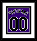 Colorado Name & Number - Alternate Purple - Double Mat 1