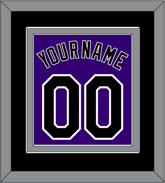 Colorado Name & Number - Alternate Purple - Signature Tier 2
