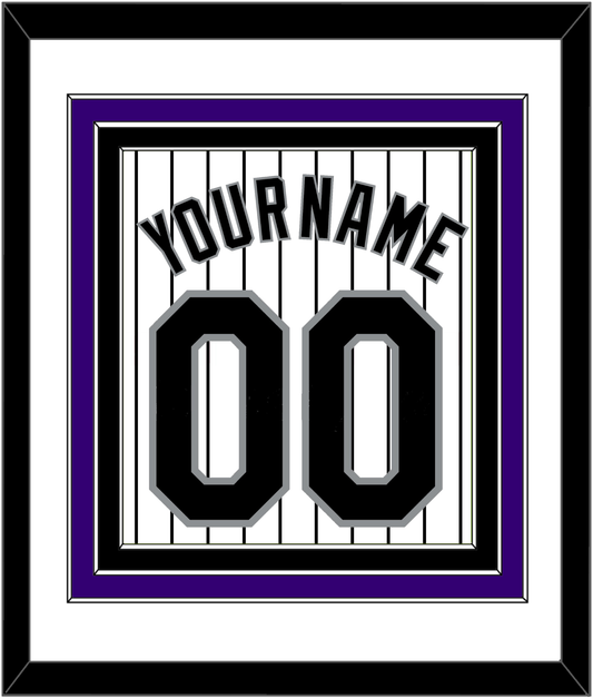 Colorado Name & Number - Home White Pinstripes - Premier Tier 1