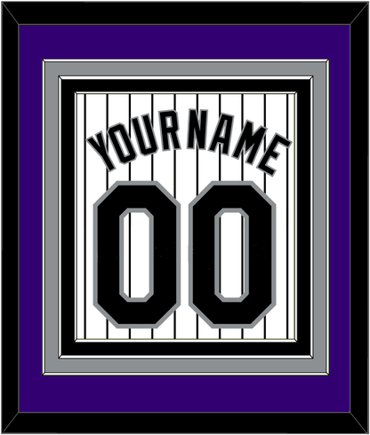 Colorado Name & Number - Home White Pinstripes - Premier Tier 2
