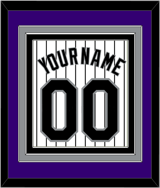Colorado Name & Number - Home White Pinstripes - Premier Tier 2