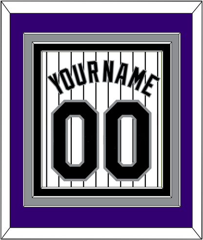 Colorado Name & Number - Home White Pinstripes - Premier Tier 2