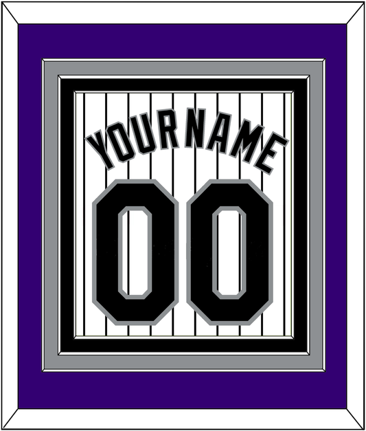 Colorado Name & Number - Home White Pinstripes - Premier Tier 2