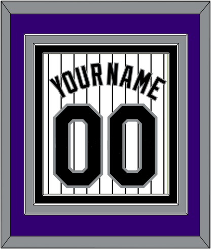 Colorado Name & Number - Home White Pinstripes - Premier Tier 2