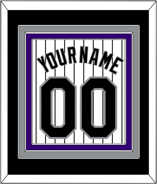 Colorado Name & Number - Home White Pinstripes - Premier Tier 3