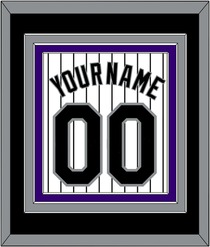 Colorado Name & Number - Home White Pinstripes - Premier Tier 3