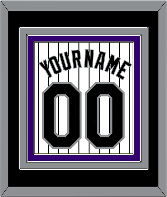 Colorado Name & Number - Home White Pinstripes - Premier Tier 3