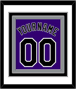 Colorado Name & Number - Alternate Purple - Triple Mat 1