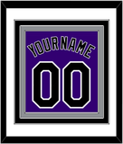 Colorado Name & Number - Alternate Purple - Triple Mat 1