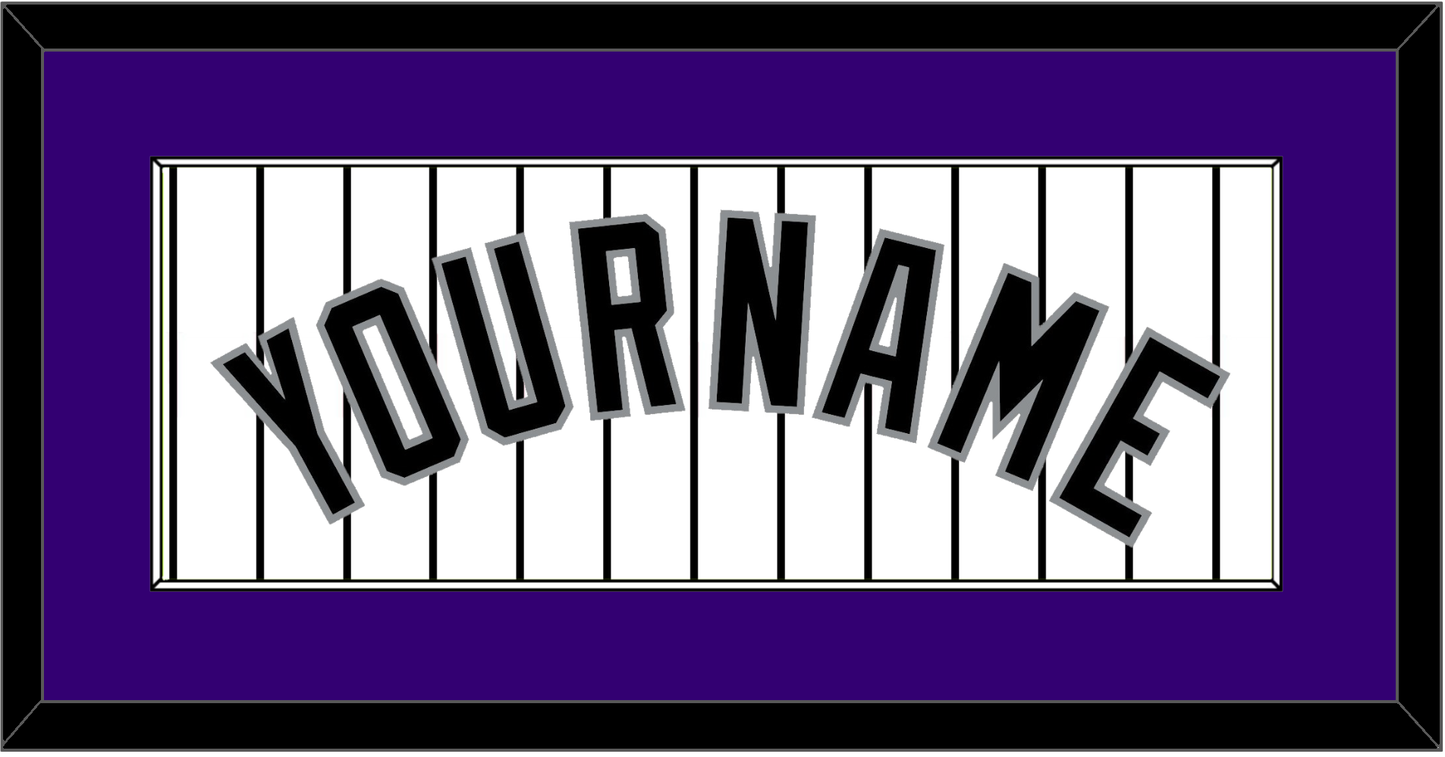 Colorado Name - Home White Pinstripes - Essential Tier 1