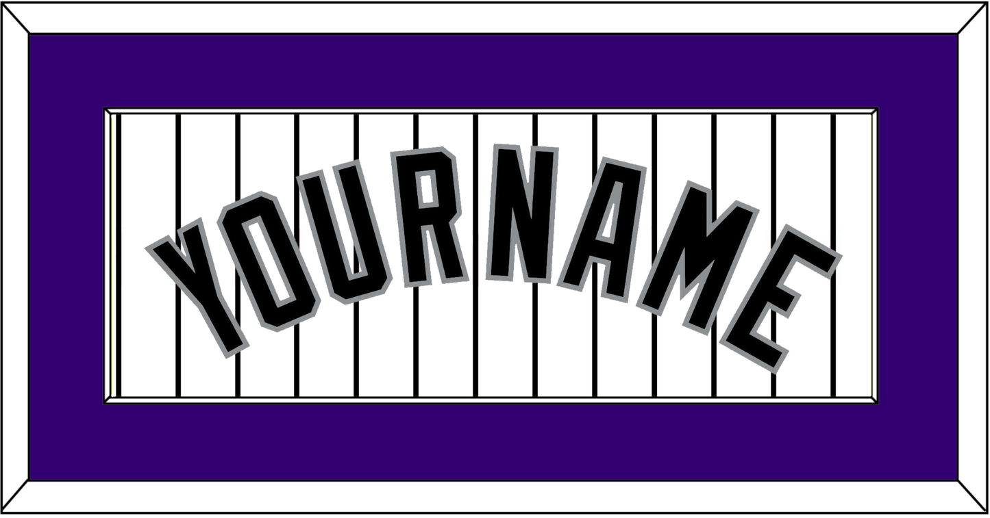 Colorado Name - Home White Pinstripes - Essential Tier 1