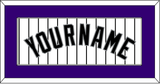 Colorado Name - Home White Pinstripes - Single Mat 1