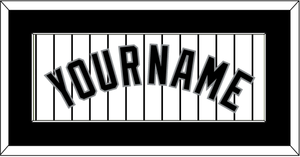 Colorado Name - Home White Pinstripes - Single Mat 2