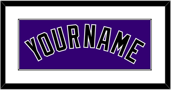 Colorado Name - Alternate Purple - Single Mat 1