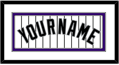 Colorado Name - Home White Pinstripes - Signature Tier 1