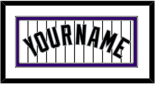 Colorado Name - Home White Pinstripes - Signature Tier 1