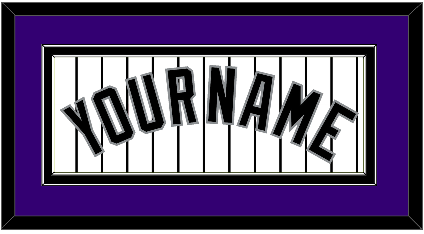 Colorado Name - Home White Pinstripes - Signature Tier 2